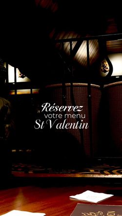 Réservation pour le menu de la Saint-Valentin au Garden Ice Café à Brive-la-Gaillarde.